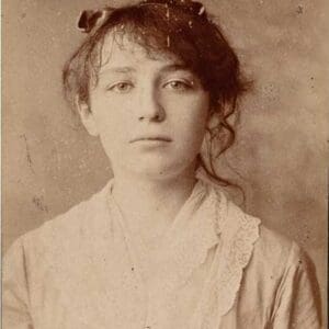 Camille Claudel (December 8, 1864 – October 19, 1943), who was a French sculptor and graphic artist.